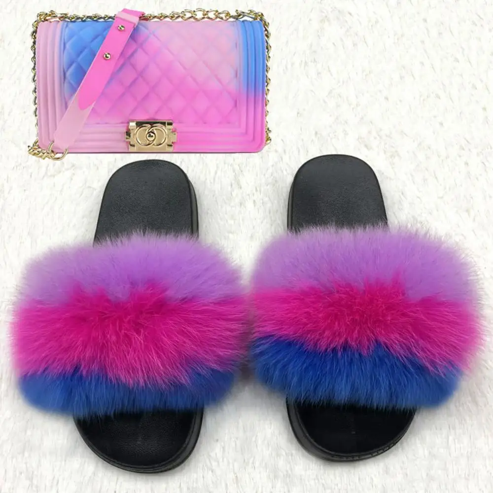 fur slides on sale