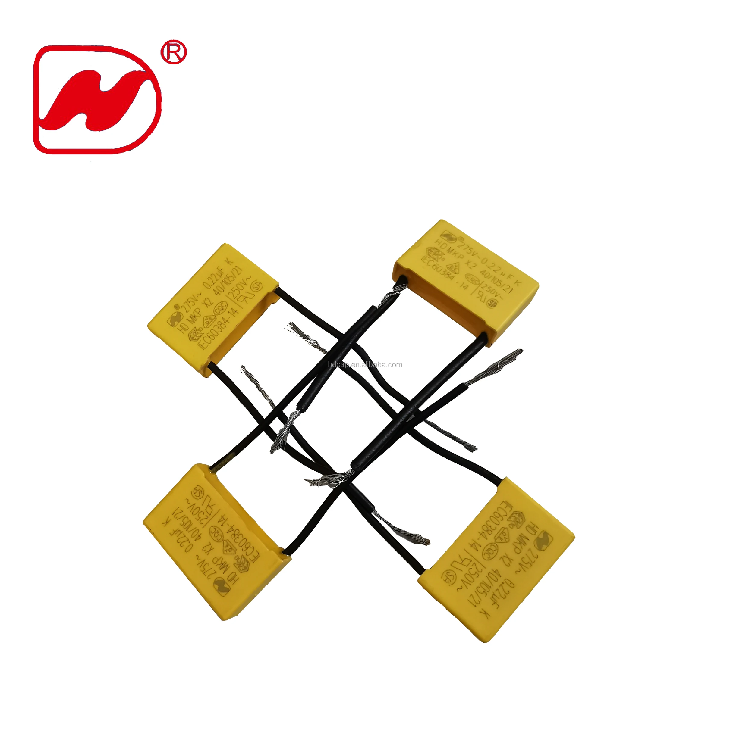 N Capacitor Mkp X2 275v Capacitor With Wire For Tv/cctv/camera/hair