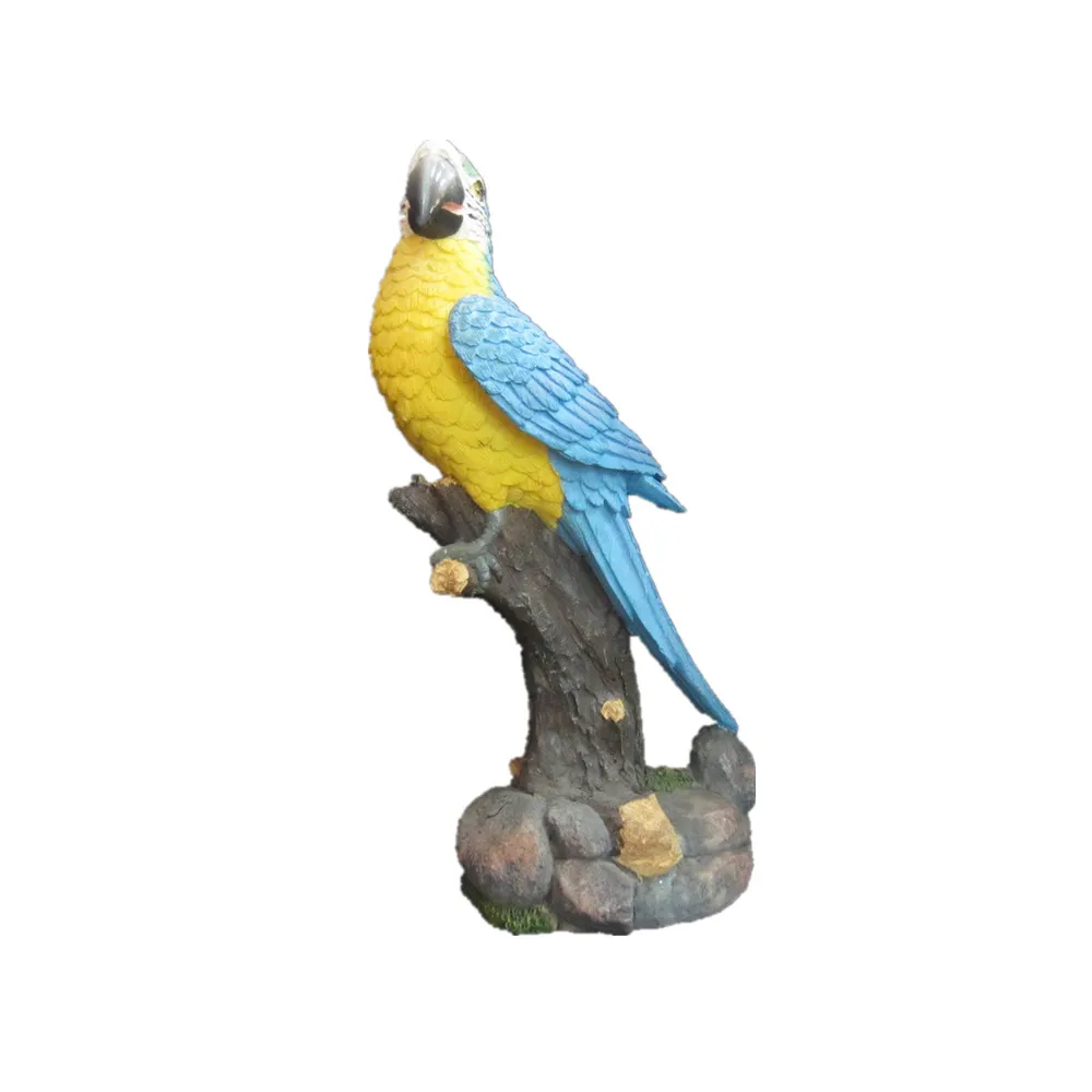 resin parrot figurines