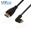 Minihdmi to hdmi cable elbow right turn mini hdmi to standard hdmi Spring line