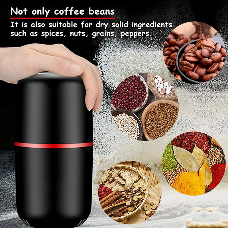 Electric Spice and Coffee 150W Grinder Precision Electric Spice/Coffee Grinder Mill with Stainless Steel Blades Capacity 530G for Spices Herbs Nuts Grains Coffee Grinder 