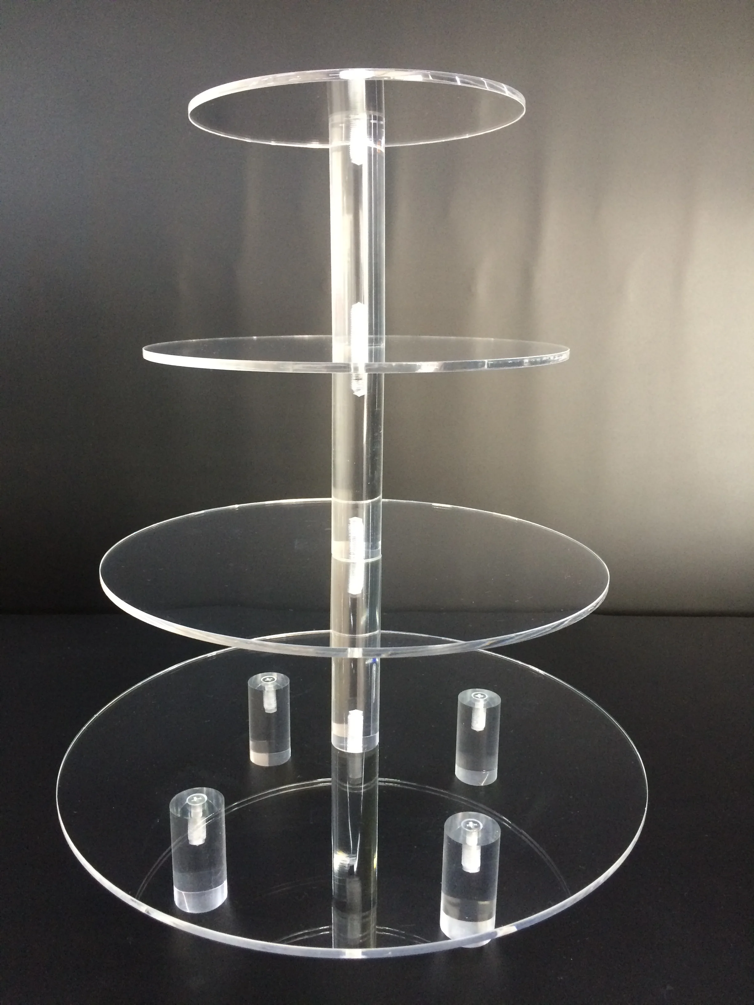Birthday Acrylic Cake Display Stand Countertop Display Stand Wedding