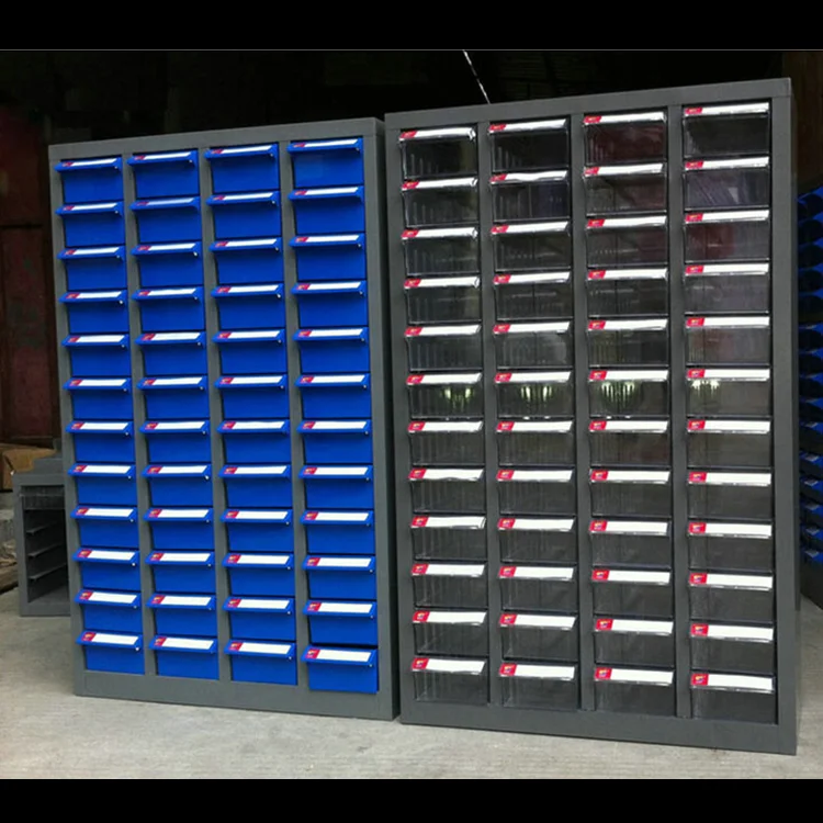 Bagian Laci Plastik Kabinet 48 Laci Lemari Penyimpanan Elektronik