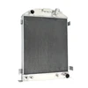 For 1932 Ford Hi-Boy Grill Shells With Chevy V8 MT/AT Racing Performance Aluminum Radiator