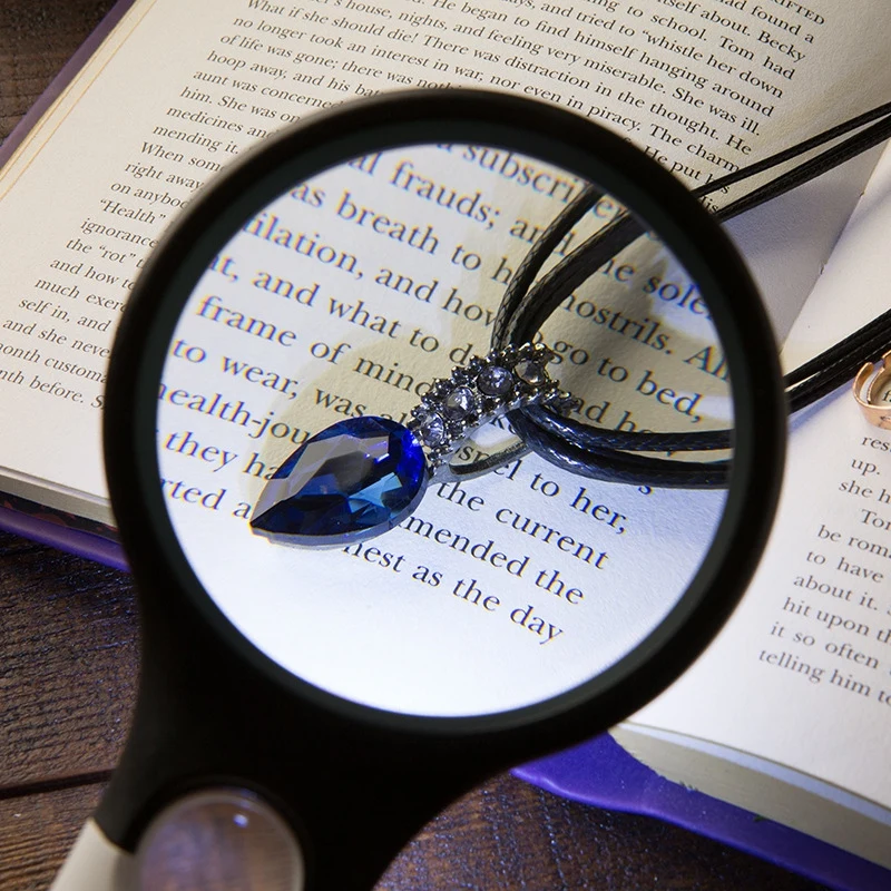 Ahoney 2 Pack Magnifier 3 X 45X Handheld Magnifier with 3 LED Light for Reading Magnifying Reading Seniors Coins Macular Degeneration Low Vision Ahoney 2 Pack Magnifier 3 X 45X Handheld Magnifier with 3 LED Light for Reading Magnifying Reading Seniors Coins Macular Degeneration Low Vision