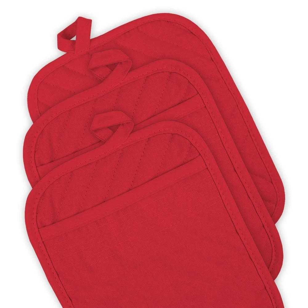 Cotton Pot Holders For Kitchen,Kitchen Oven Mitts,Pocket Potholders