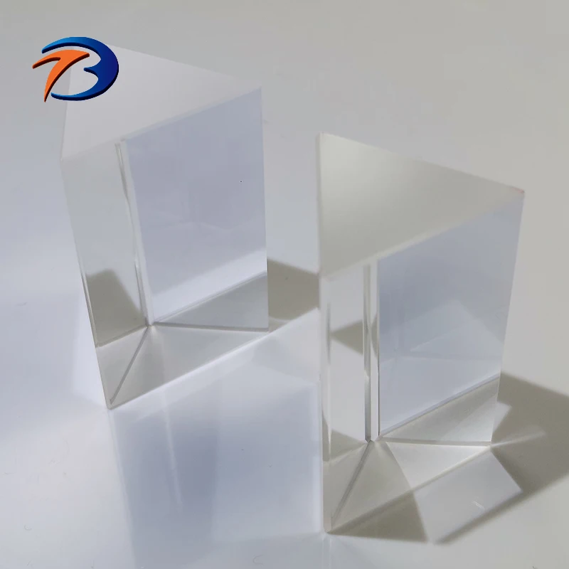 Custom BK7 glass dispersion triangular equilateral prisms optical 60 degree prism dispersion equilateral prism dispersion prism