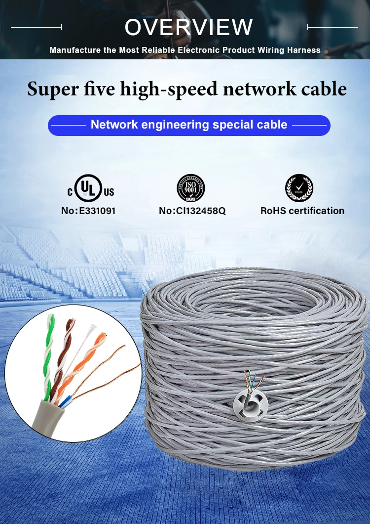 high quality copper cat6 network ethernet data lan cable - ANKUX.COM