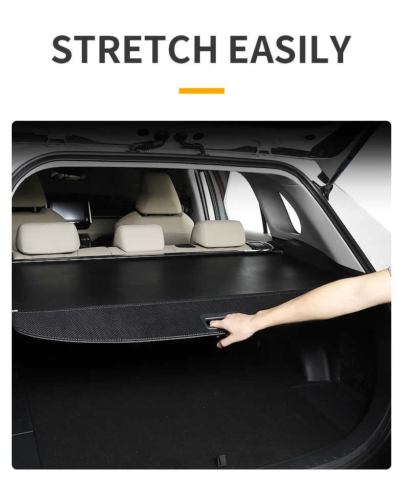 Suv Cargo Cover Retractable Rear Trunk Cover Luggage Security Shade