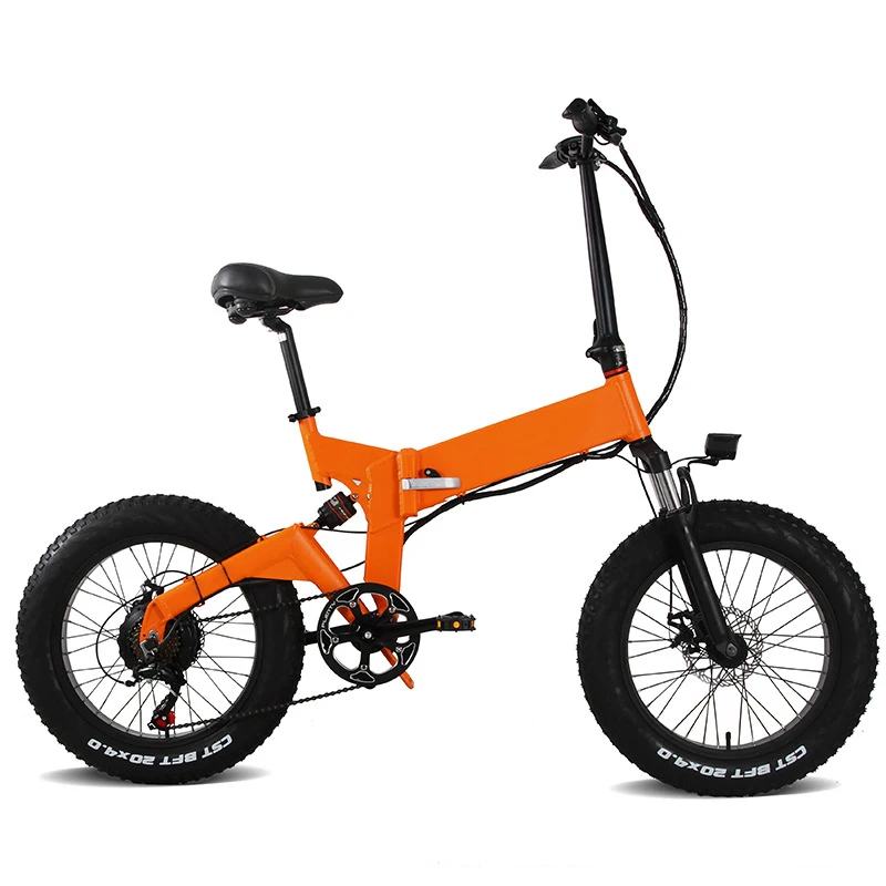 new style foldable 500w/750w fat electric bike snow electrically