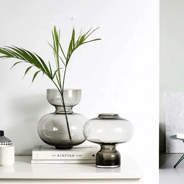 Handblown Green Cheap Colored Glass Vases For Home Decoration Buy