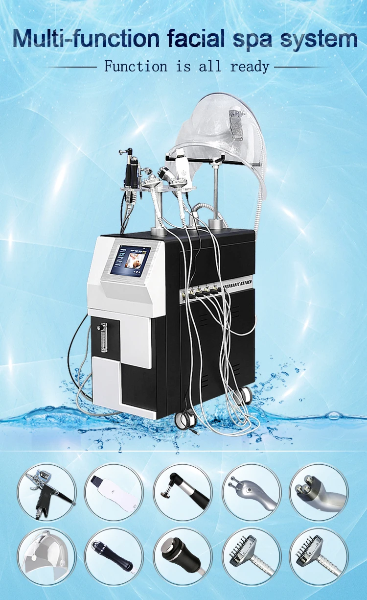 2019 trending hot products 10 in1 Multifunction diamond peel Dermabrasion Facial Spa Beauty Equipment Machine
