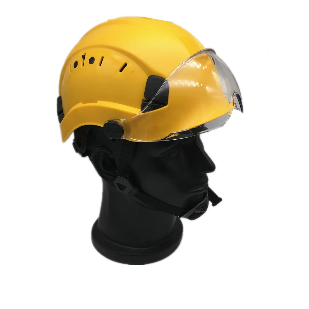 Ant5ppe Safety Helmet Wheel Ratchet Adjustment Industry Climbing Hard Hat With Chin Strap