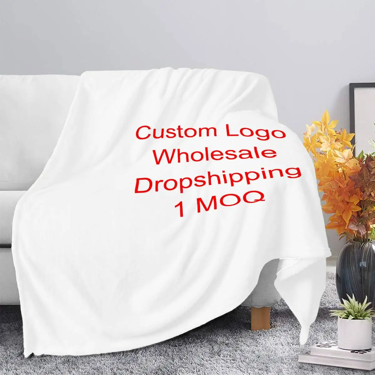 China Blanket Supplier Wholesale Polynesian Ink Hibiscus Turtle Print Custom Flannel Blanket