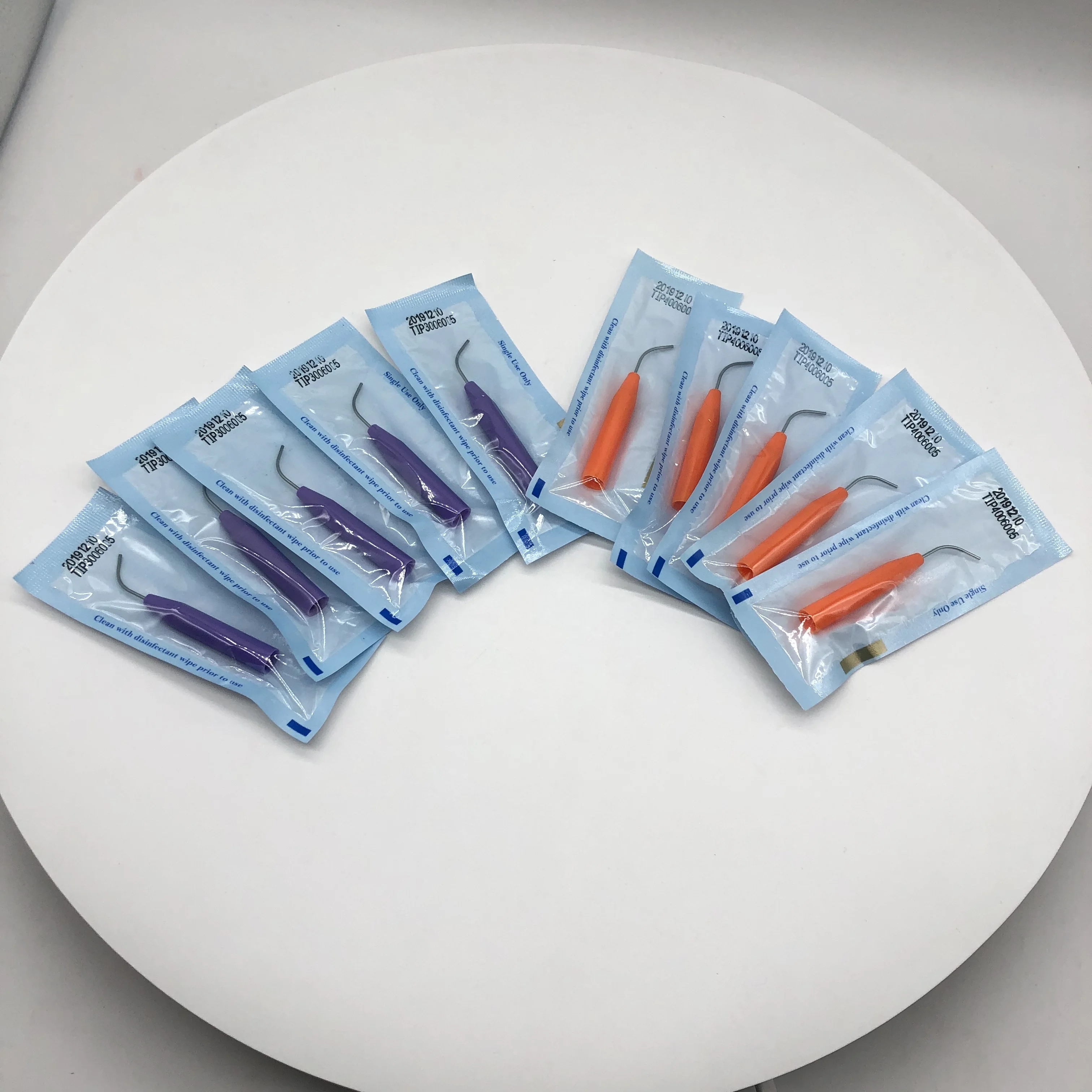 Dental Laser Working Tips For 2.5w And 7w Lasers 300um 400um Orange