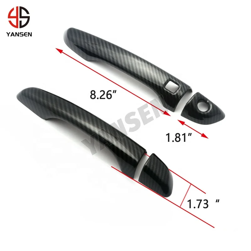 Carbon Fiber Car Body Kit Door Handle Cover For Hyundai Elantra 2017 ...