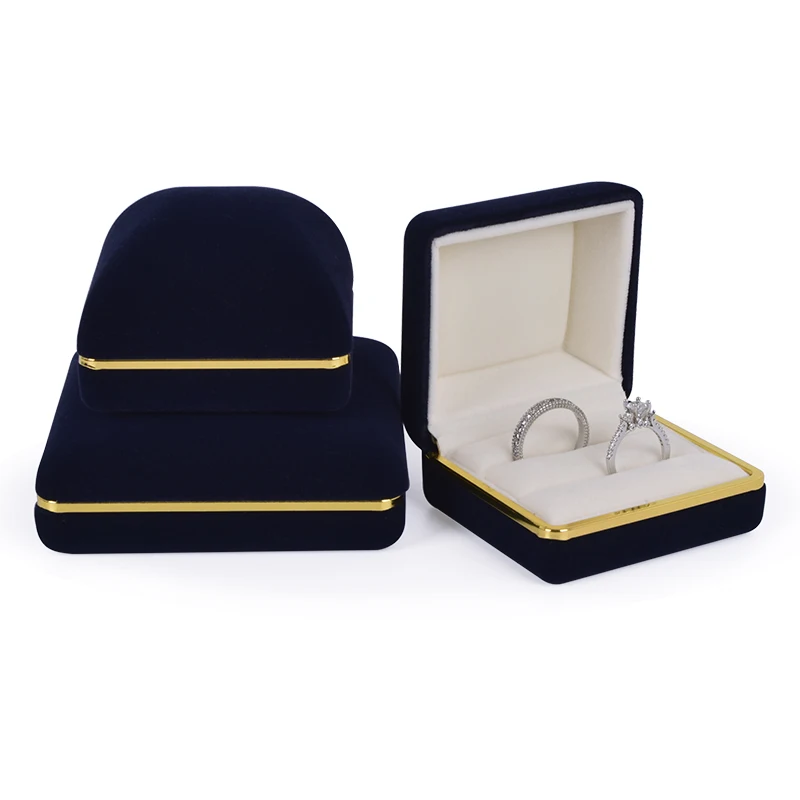 blue wedding ring box