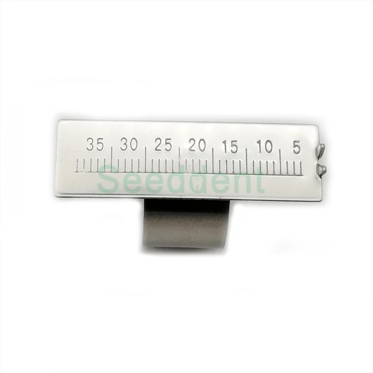 Endo Finger Ruler Stainless Steel Dental Endo Ruler / Dental Measuring