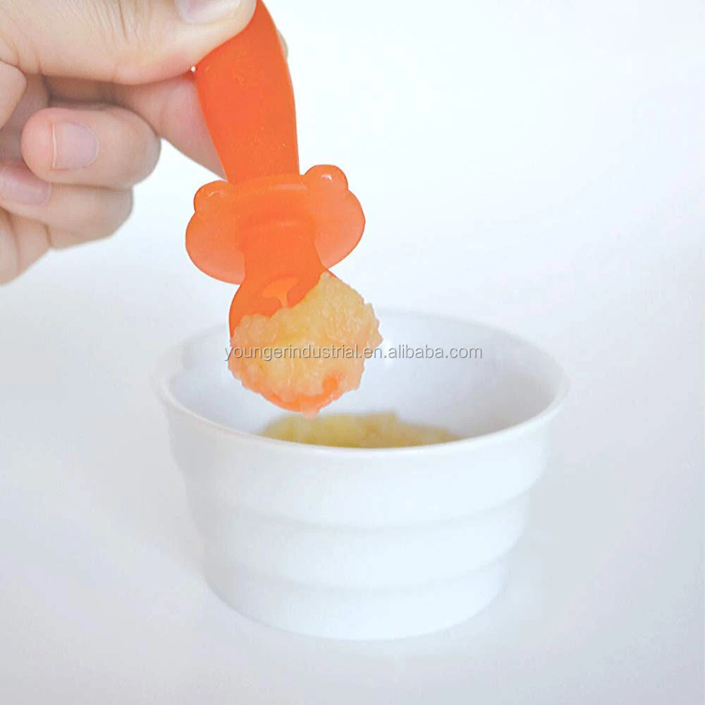 Little Dippers Baby Spoon Soft Bpa Free Silicone Feeding Utensil Set