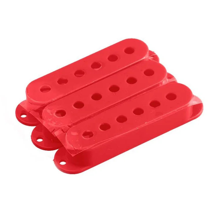 Red Color Single Coil Guitar Pickup Covers For St Electric Guitar