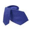 Handmade Silk Paper Boat Printed Tie Custom Classic Blue Ties Men Full Mark Fashion Logo Necktie