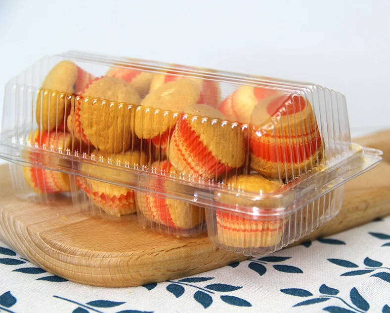 定制马卡龙包装盒 6 件烘焙糕点吸塑盒pet塑料饼干食品级托盘蛋糕包装