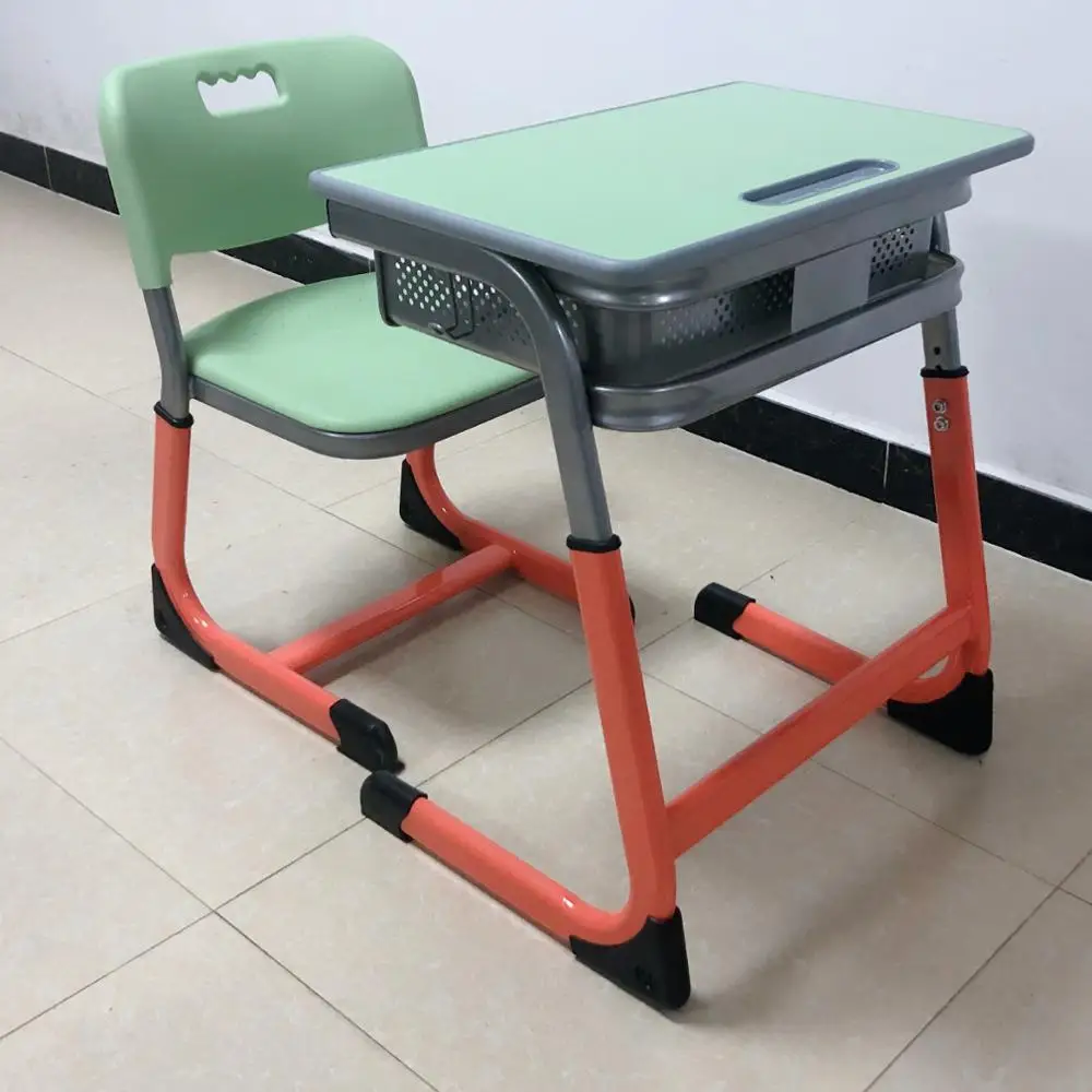 Single School Student Desk And Chair