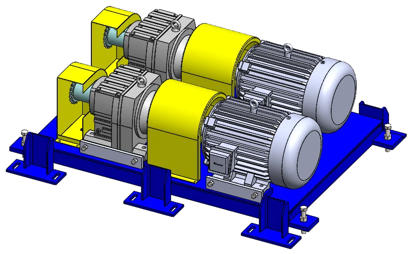 Aluminium Profile Extrusion Press Machine 1000t Double Puller With