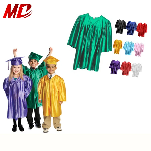 Disposable Shiny Finish Preschool Cap And Gowns For Graduation Buy