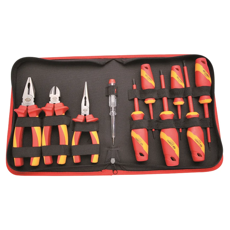 10 Pcs 1000v Vde Insulated Pliers With Certification Electrician  Screwdrivers Tool Set - Buy Electrician Screwdrivet Tool Set,Electrician Tool  Set Insulated Tool Kit,Electrician Vde Tool Set Product on Alibaba.com