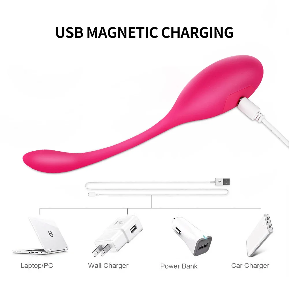 Silicone Vibrating Egg Vibrator With Remote Control G Spot Clitoris 