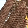 Stainless Steel Welded Ring Decorative Mesh / Metal Ring Curtain