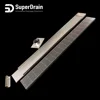 Marine Grade Balcony Floor Drain Cover External Drain Grate with Channel