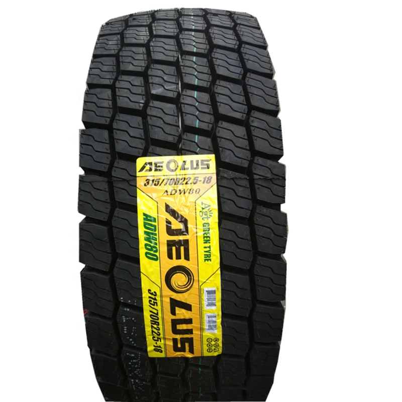 AEOLUS brand winter truck tires 315/70R22.5 ADW80 Snow tires with M+S and 3PMSF Mark