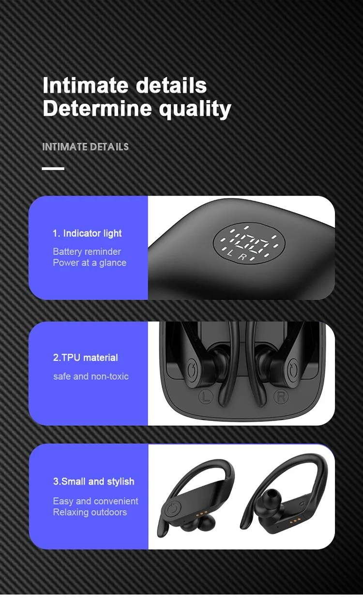 2020 New Earbuds Portable Wireless Earphone Tws With Charging Box - ANKUX.COM