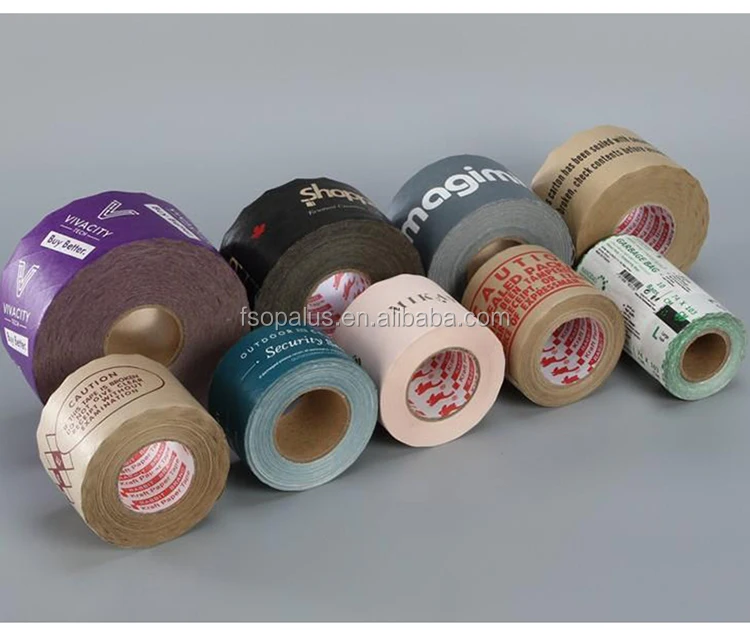 Self Adhesive Kraft Paper Packaging White Custom Gum Tape In Bangladesh