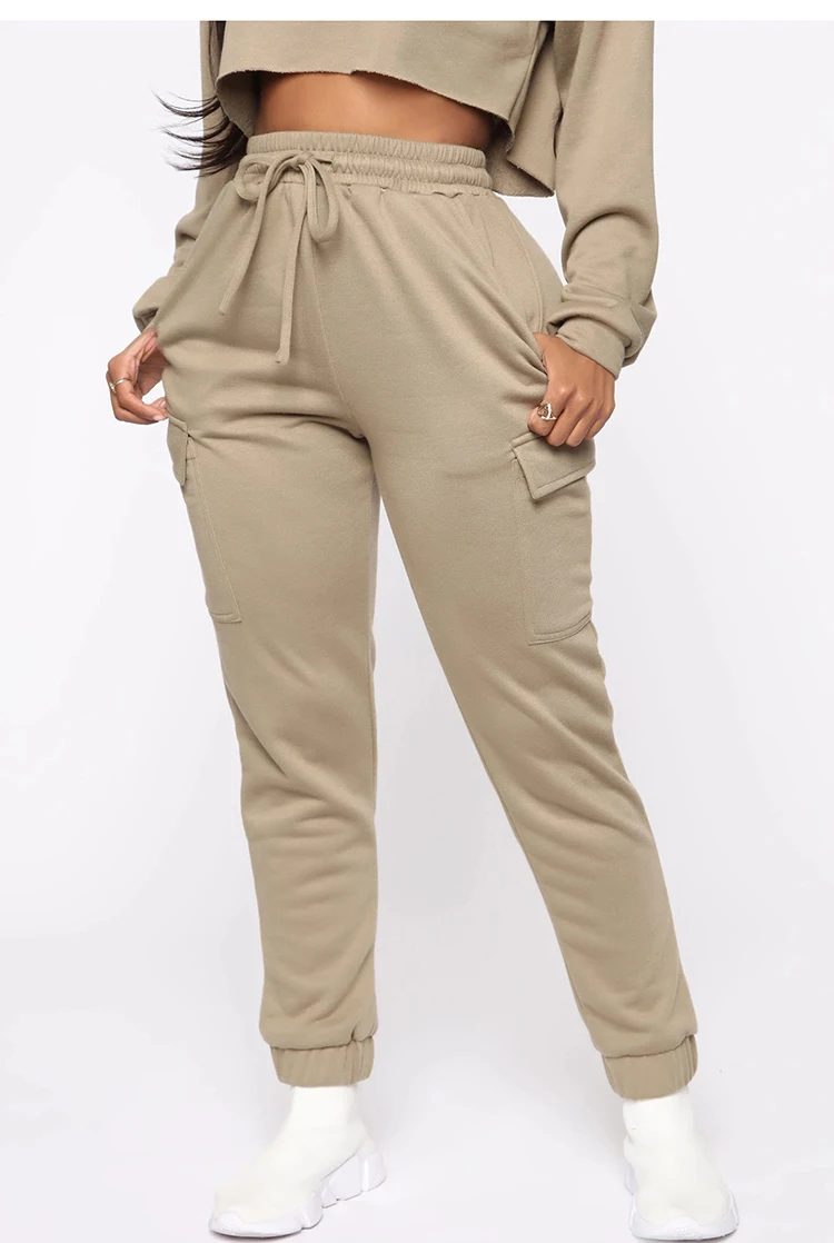 khaki jogging suit