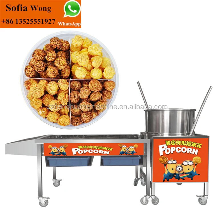 Commercial Stainless Steel Gas Caramel Popcorn Machine Buy Popcorn
