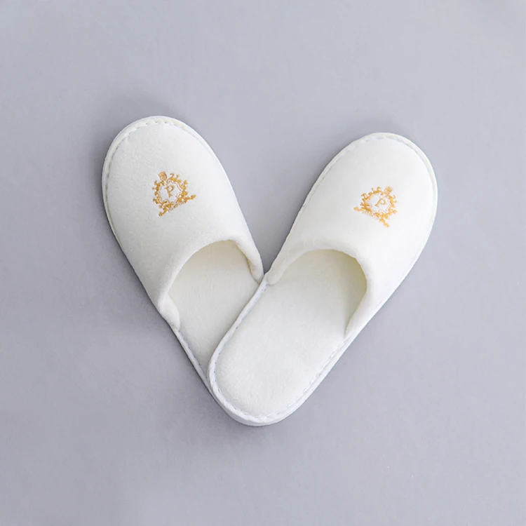High Quality Velvet Pile White Marriott Hotel Slipper Buy Hotel