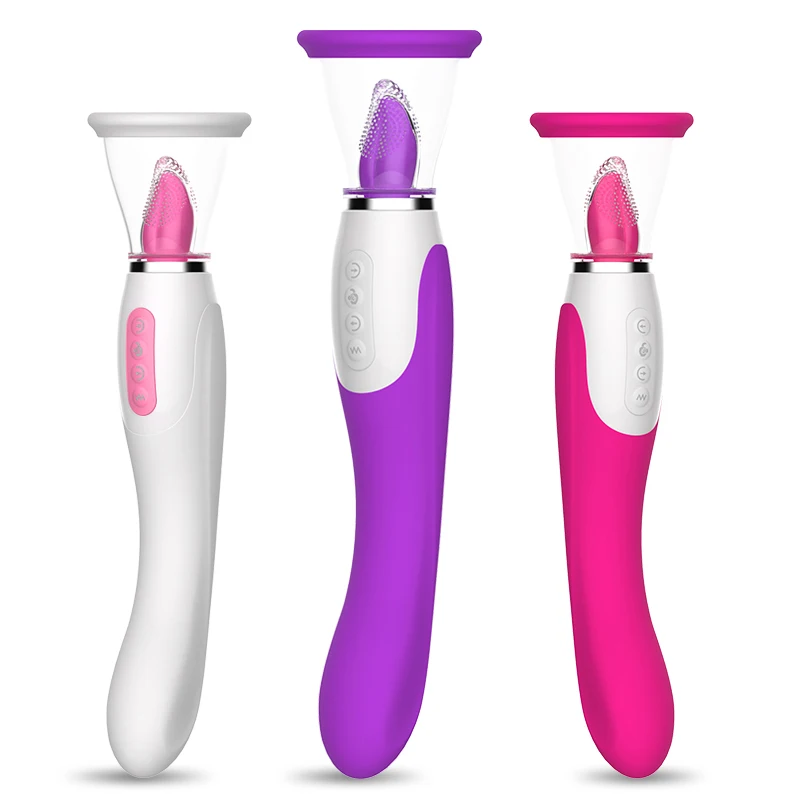 Nieuwe Tong Zuigen En Likken Sex Machine Voor Pussy Tepel Tong Zuigen Vibrator Orale Seks