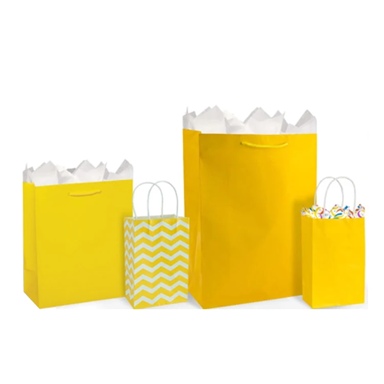 Download Bulk Price Small Assorted Yellow Kraft Paper Gift Bag With Twisted Handle View Yellow Gift Bag Maibao Package Product Details From Guangzhou Baobang Plastic Products Co Ltd On Alibaba Com Yellowimages Mockups