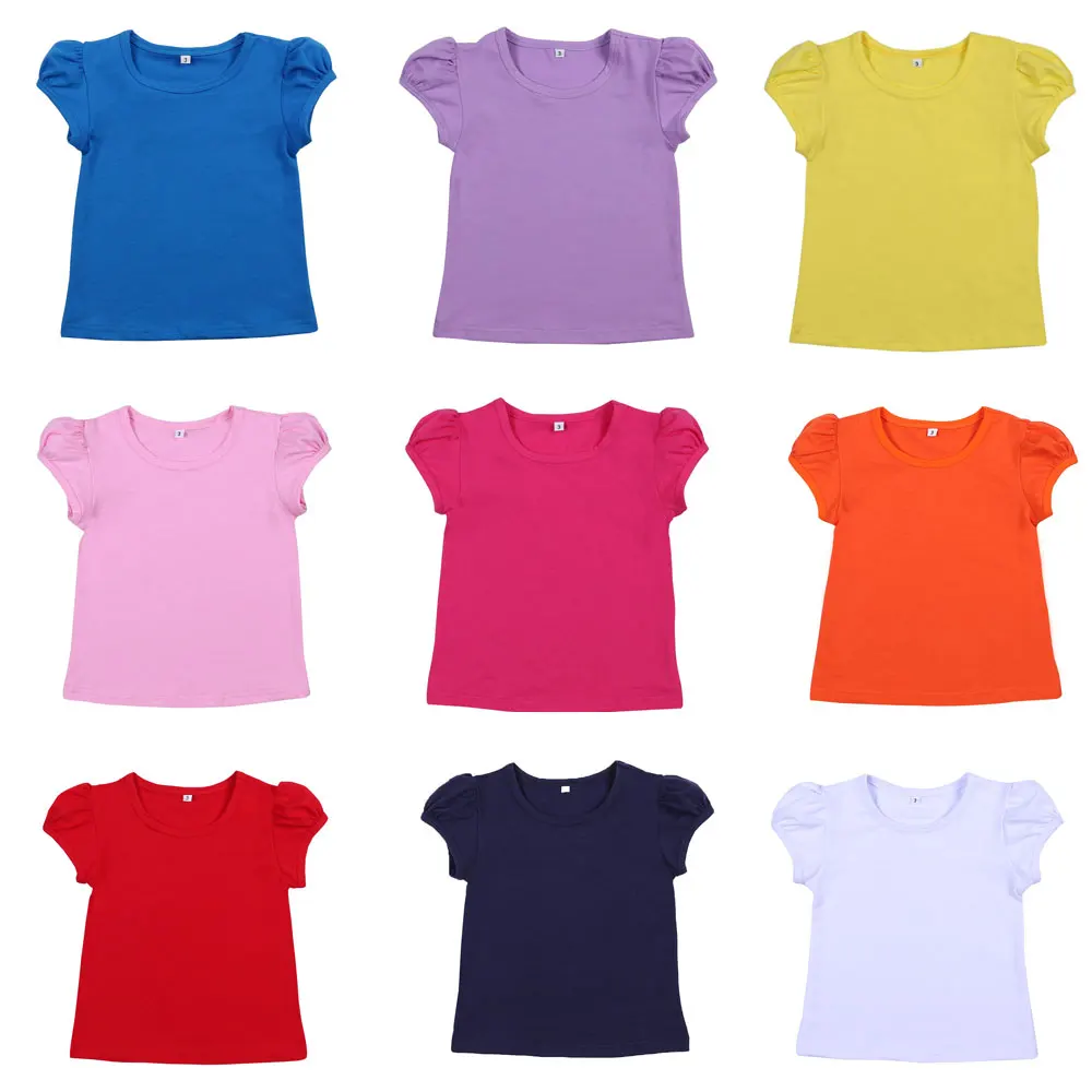 camisetas blancas de algodon para niños