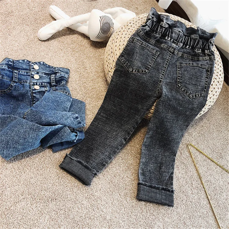 
Immortality kids denim pants children bottoms streetwear kids jeans for girls 