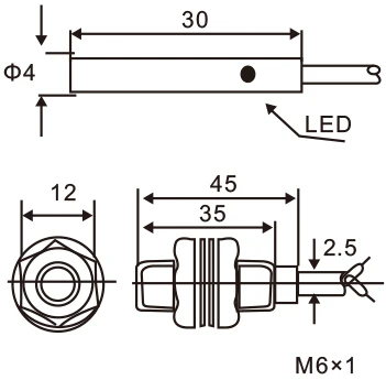 YUMO Great Quality LM05-3001NA Inductive Proximity Sensor IR Proximity Sensor for Industry