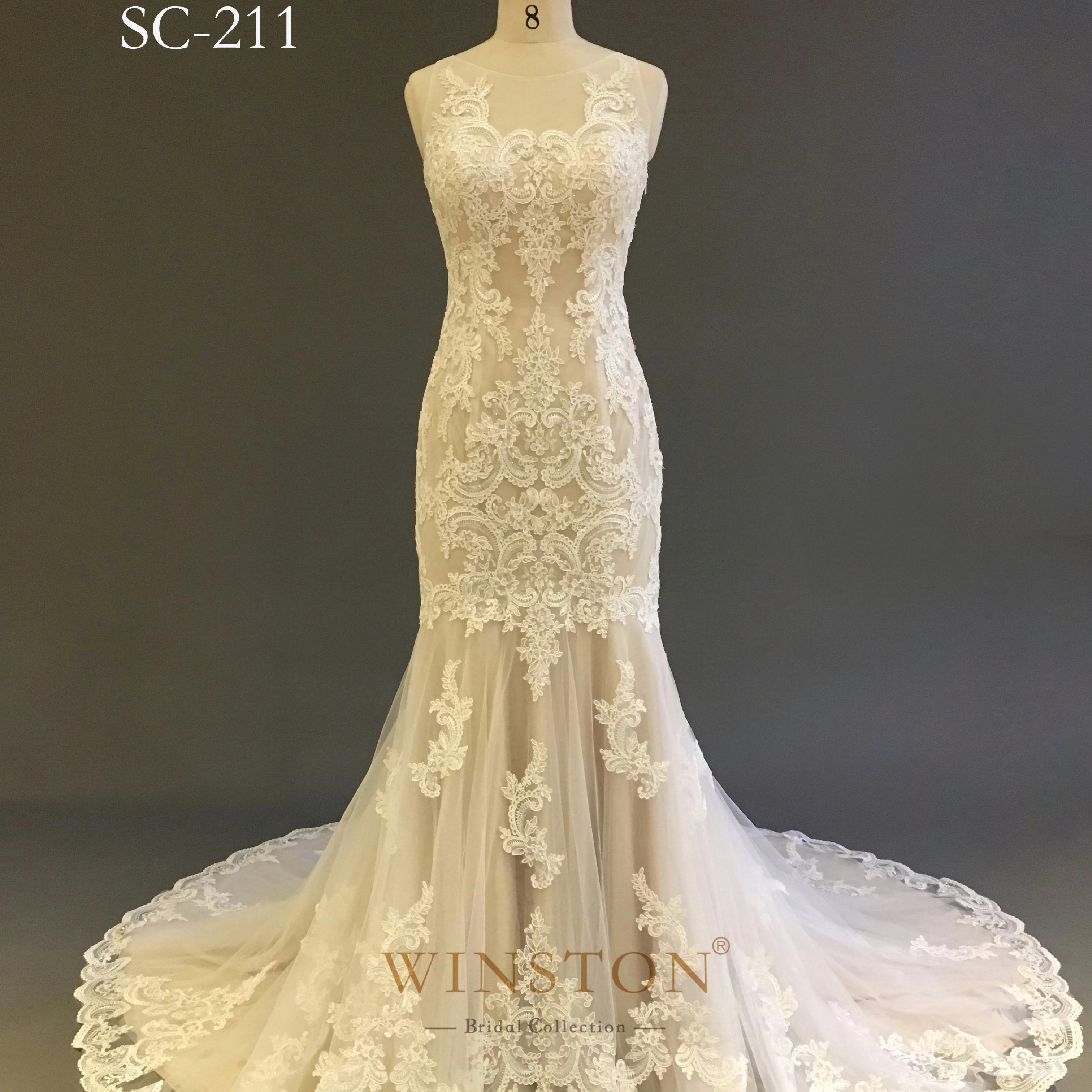 Ready To Ship Lace Bodice Mermaid Side Zipper Wedding Dress Buy