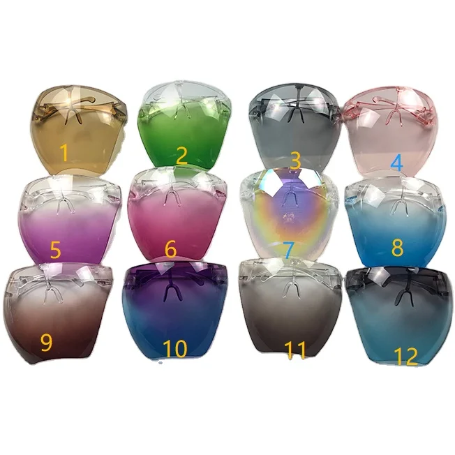 

faceshield with glasses frame,100 Pieces, 13 colors in available