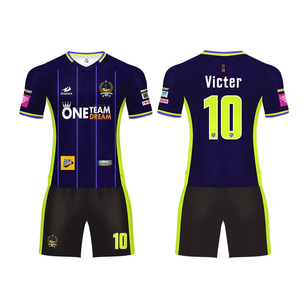 Profession Design High Quality Football Uniforms Wear Designs Bulk