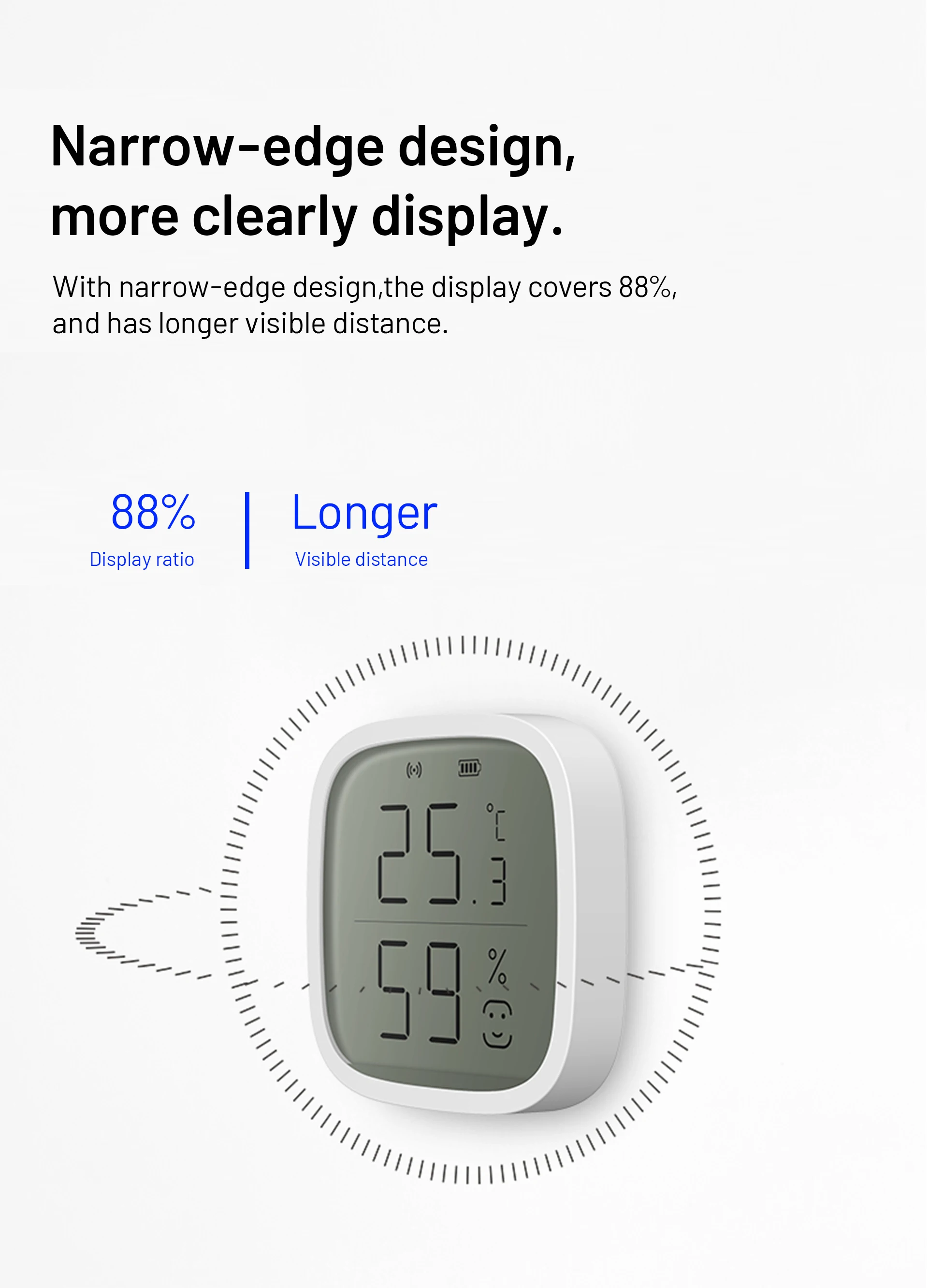 Smart temperature humidity sensor zigbee for smart home smart home solution service provided - ANKUX.COM
