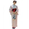 Four Seasons Japan Kimono Woman Anti Wrinkle Avoid 4XL Cherry blossom pattern yukata