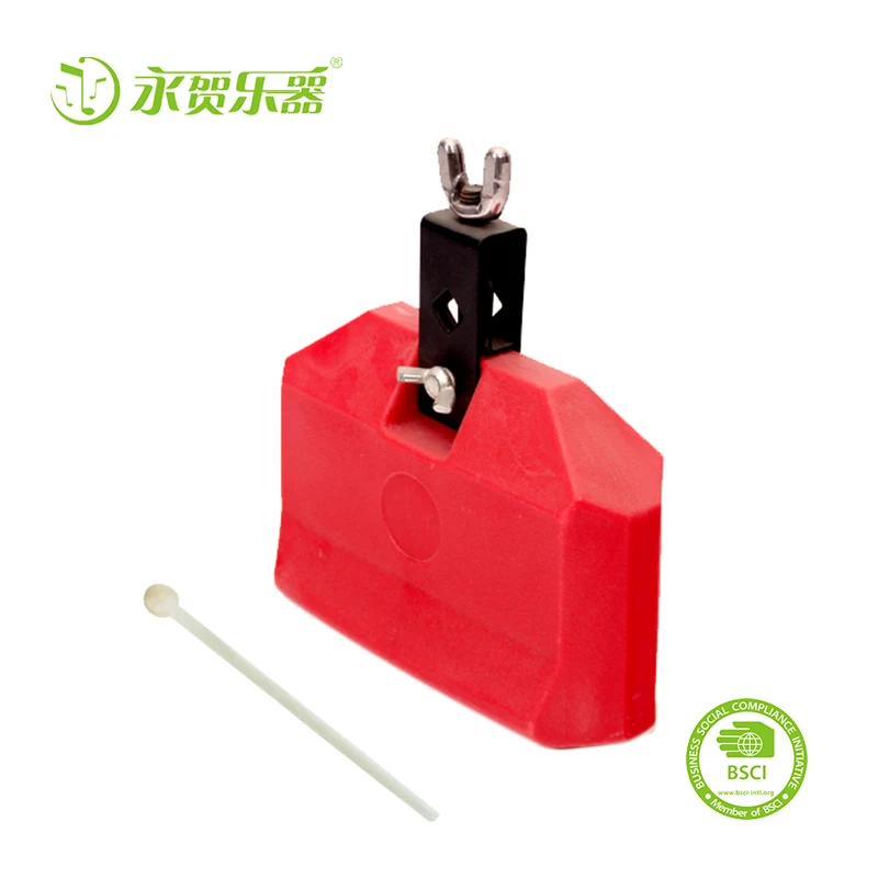 Wholesale Professional Percussion Instrument Plastic Cowbell Tone Block